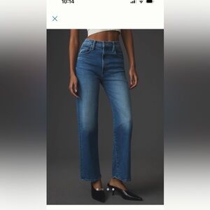 Mother the Rambler High Rise Flood Jeans 
Size 28
Excellent condition
